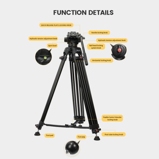 DV-2 Video Tripod - Image 16