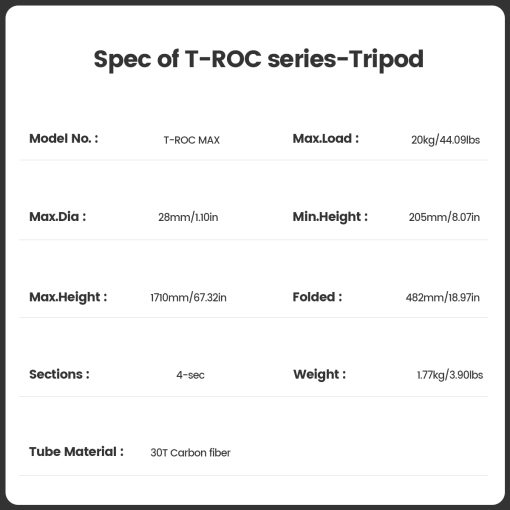 T-Roc Max Tripod - Image 15
