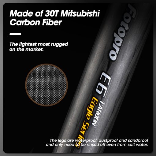 E6 Gimbal Head Tripod - Image 11