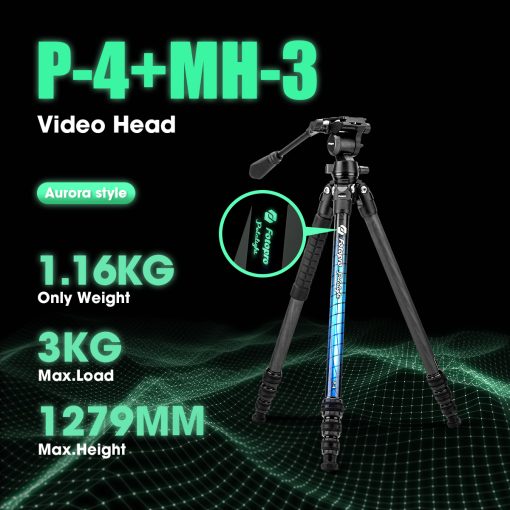 P-4+MH-3 Aurora Style Tripod