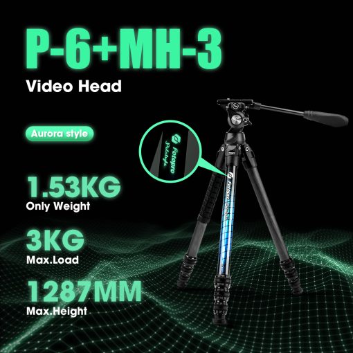 P-6+MH-3 Aurora Style Tripod