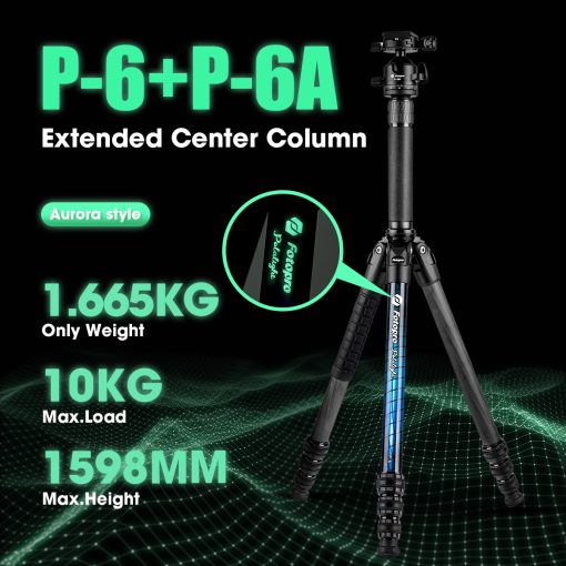 P-6+P-6H+P-6A Aurora Style Tripod