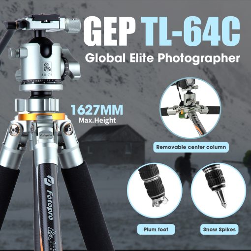GEP TL-64C Global Elite Photographers Tripod