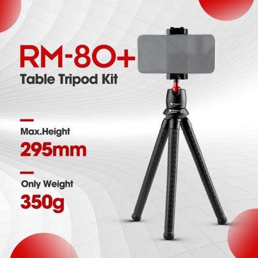 2 IN 1 Flexible Table Tripod Kit for Phone and Camera