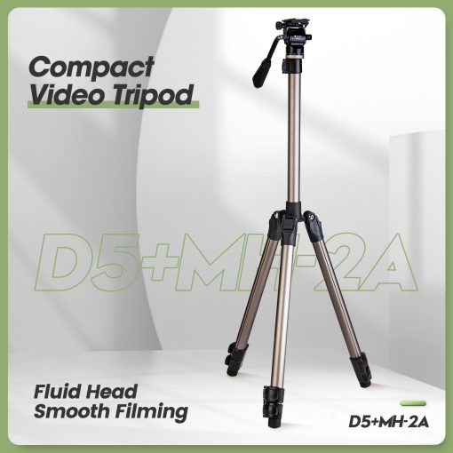 D5+MH-2A Compact Video Tripod