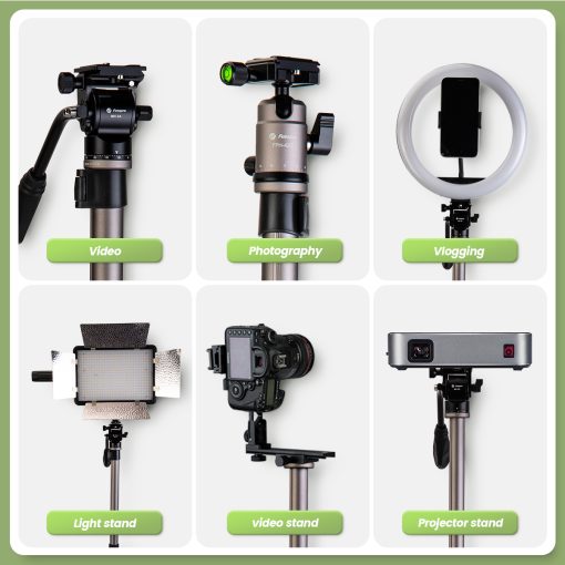 D5+MH-2A Compact Video Tripod - Image 8