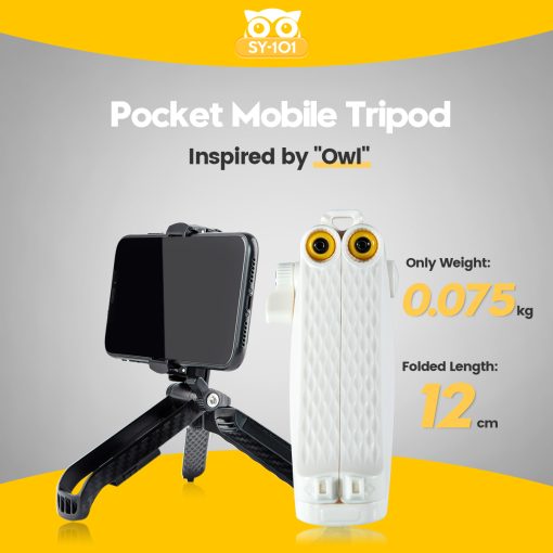 SY-101 Owl Pocket Mobile Tripod