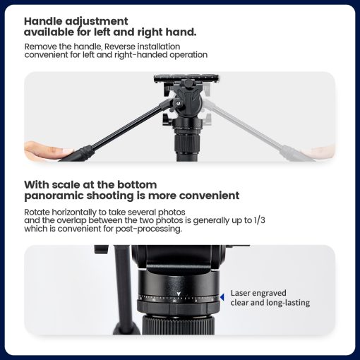 Metal Fluid Video Head MH-6A - Image 10