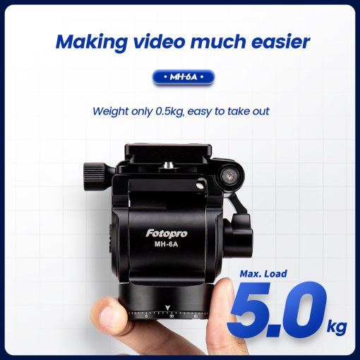 Metal Fluid Video Head MH-6A - Image 3