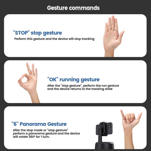 R3 360° AI Smartphone Tracking Holder - Image 7