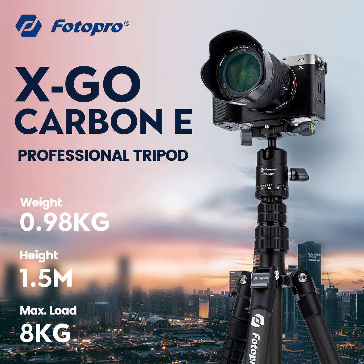 Tripode para Camaras X-GO Predator E Fotopro