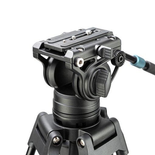 DV-3A Heavy-Duty Fluid head video tripod - Image 4
