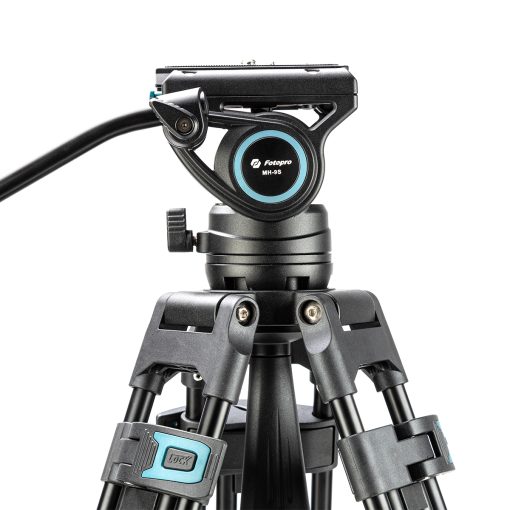 DV-3A Heavy-Duty Fluid head video tripod - Image 7