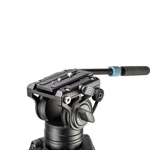DV-3C Heavy-Duty Fluid head video tripod - Image 2