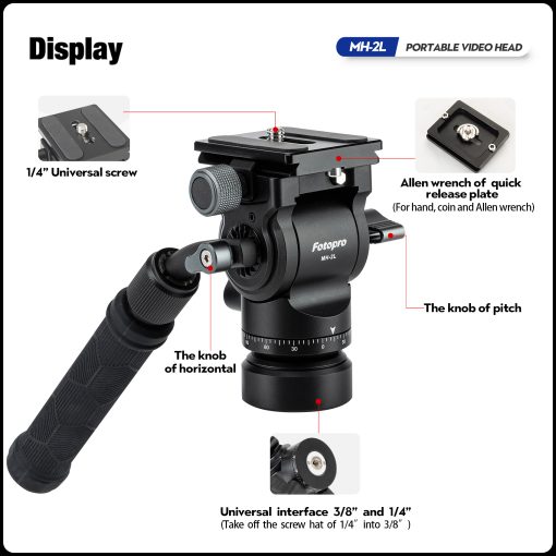 MH-2L Portable Video Head - Image 14