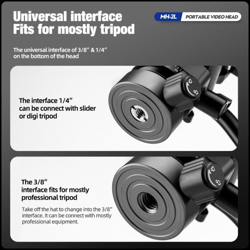 MH-2L Portable Video Head - Image 8