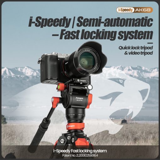 AK68 Fluid video tripod