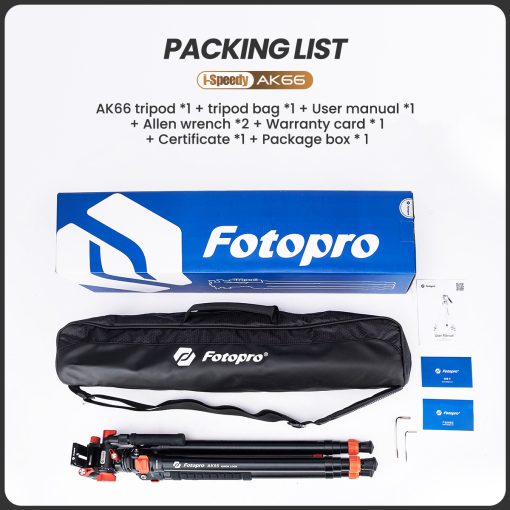 AK66 Fluid video tripod - Image 18