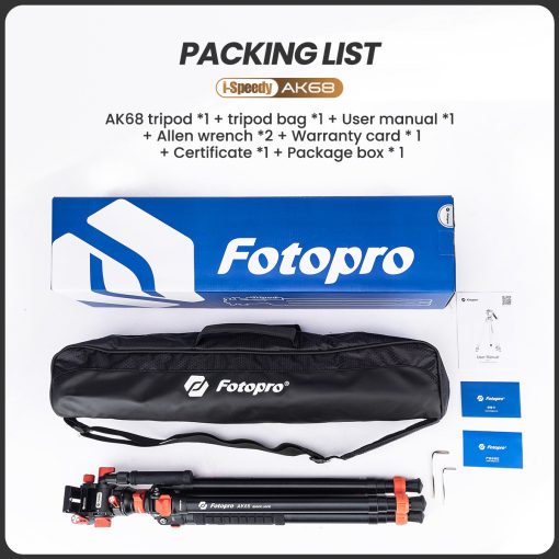 AK68 Fluid video tripod - Image 18
