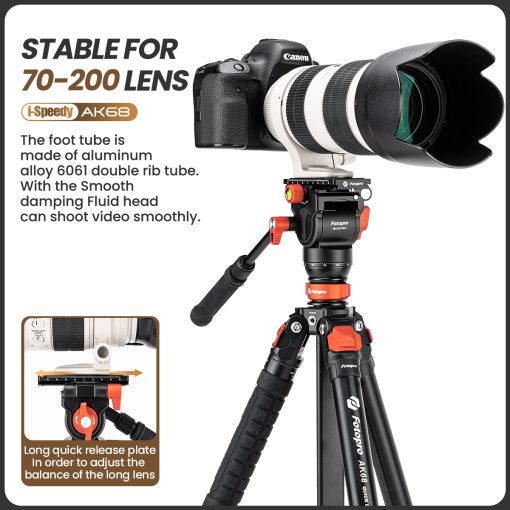AK68 Fluid video tripod - Image 6