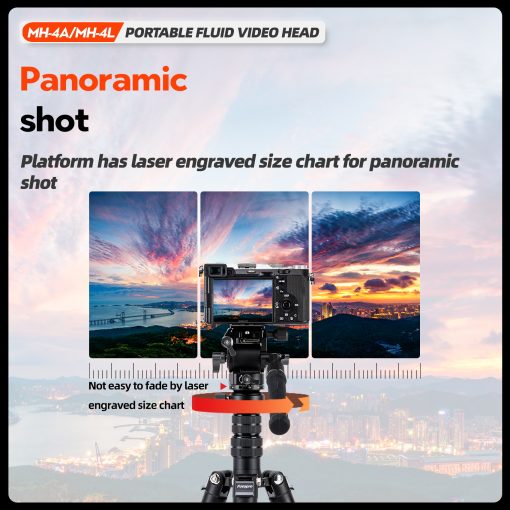 MH-4L Portable Fluid Video Head - Image 12