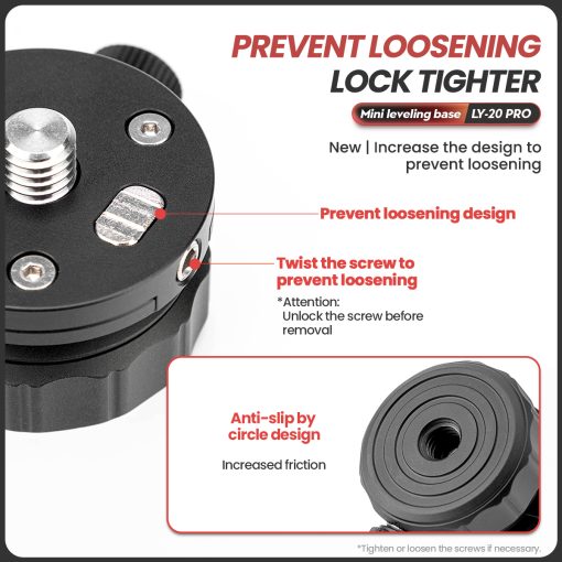 LY-20 PRO Mini Leveling Base - Image 6