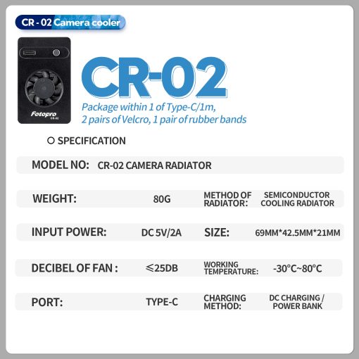CR-02 Camera Cooler - Image 15