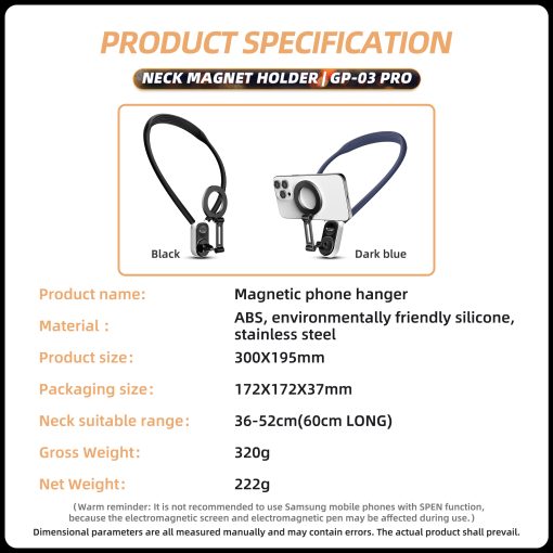 GP-03 PRO Neck magnet holder - Image 8