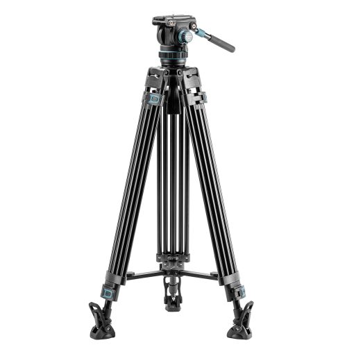 DV-5A Heavy-Duty Fluid head video tripod - Image 2