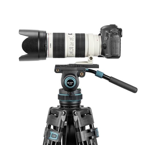 DV-5A Heavy-Duty Fluid head video tripod - Image 15