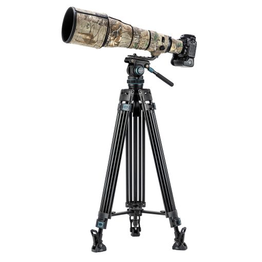DV-5A Heavy-Duty Fluid head video tripod - Image 16