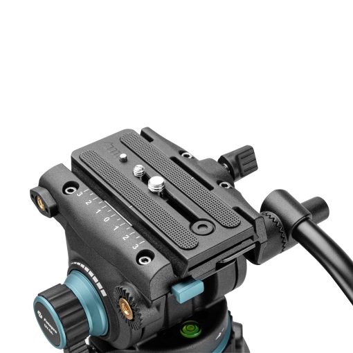 DV-5A Heavy-Duty Fluid head video tripod - Image 4