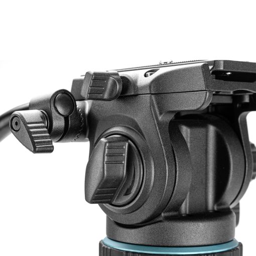 DV-5A Heavy-Duty Fluid head video tripod - Image 5