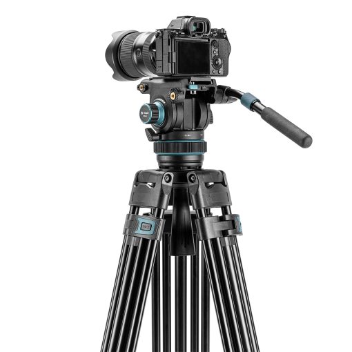 DV-5A Heavy-Duty Fluid head video tripod - Image 7