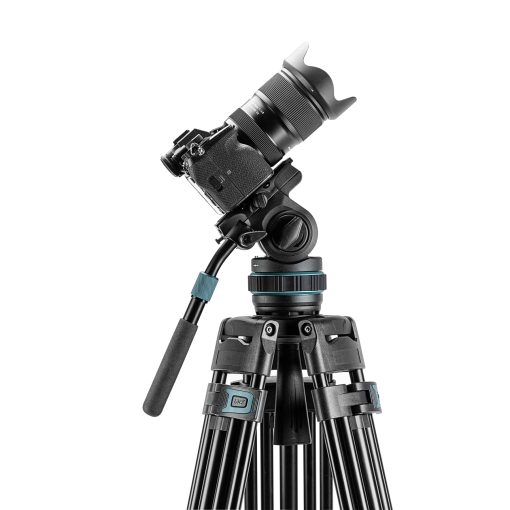 DV-5A Heavy-Duty Fluid head video tripod - Image 9