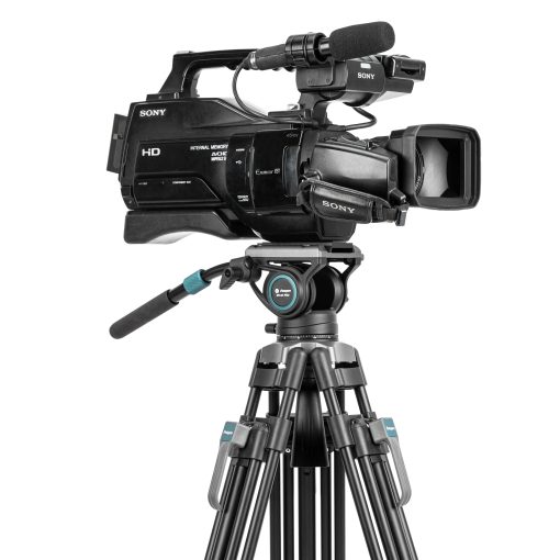 DV-3A Pro Heavy-Duty Fluid head video tripod - Image 8