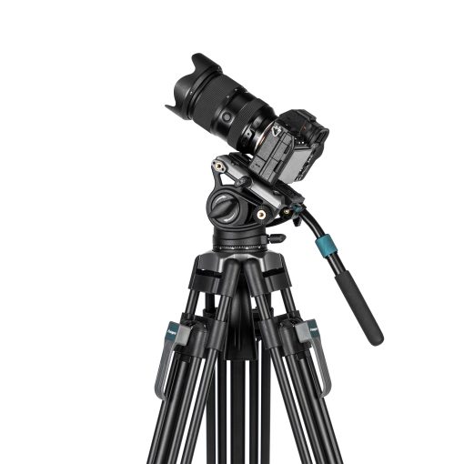 DV-3A Pro Heavy-Duty Fluid head video tripod - Image 5